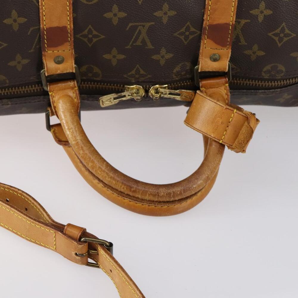 LOUIS VUITTON Monogram Keepall Bandouliere 55 Boston Bag M41414 LV Auth yk19591 - Picture 8 of 16